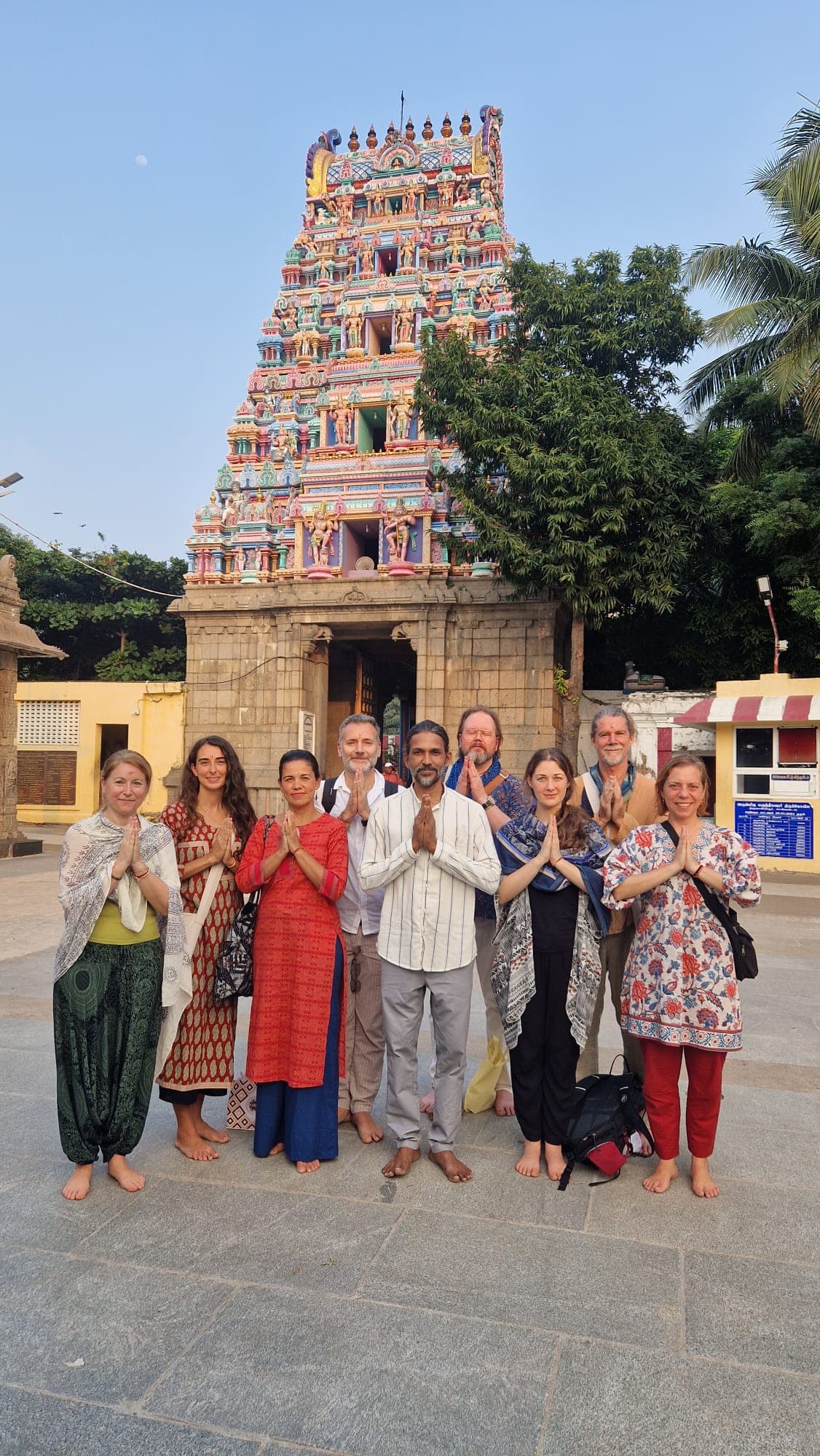 Yoga practice in Chennai, India